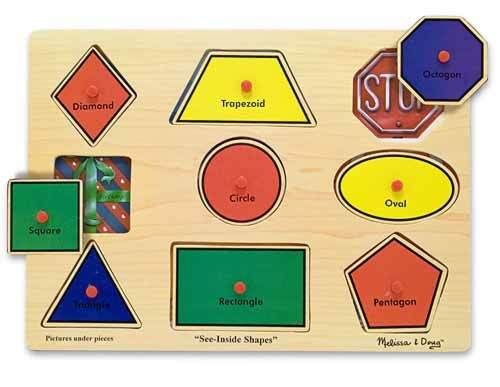 Melissa & Doug See Inside Shapes Puzzle  