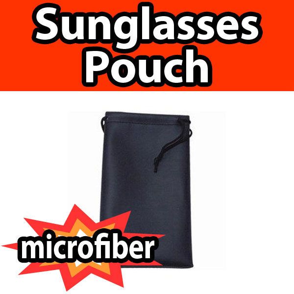 MICROFIBER SUNGLASSES POUCH BAG SUNGLASS CASES EYEGLASS  