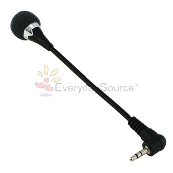 Pcs Flexible Black Mini Microphone Mic For PC Laptop Notebook  