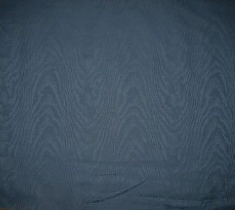 SOLID GREY BLUE MOIRE Decor/Upholstery Fabric 55 Wide Units  