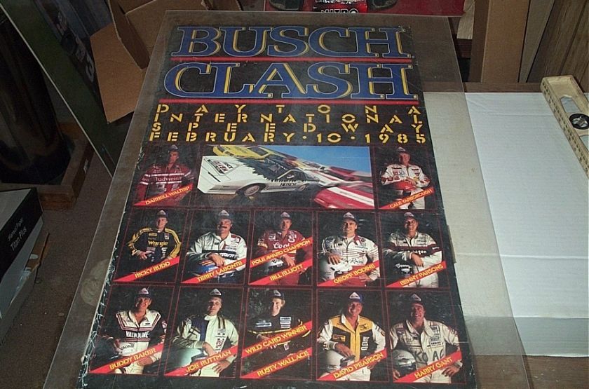 NASCAR 1985 Busch Clash David Pearson Darrell Waltrip Terry Labonte 