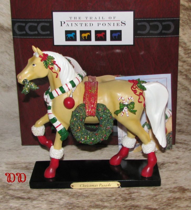 PAINTED PONIES CHRISTMAS PARADE 1E RETIRED ~ ENESCO  