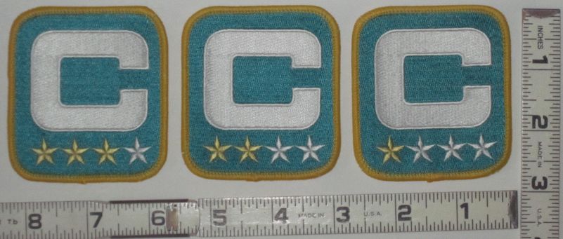 MIAMI DOLPHINS NFL CAPTAIN C JERSEY PATCH LOT  