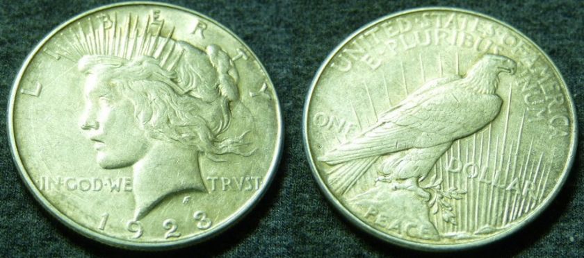 Error Peace Dollar Circular Die Break  