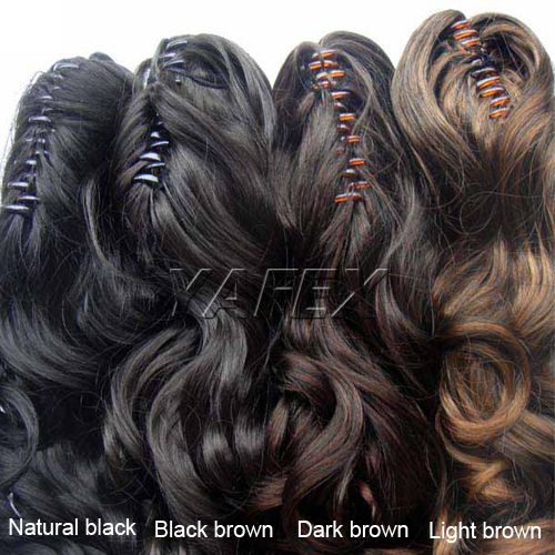   Wavy curly Ponytail Pony Hair clip in hair Extension 3Colors  