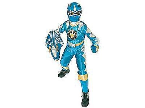Blue Power Ranger Dino Thunder Costume M 7 10 NIP  