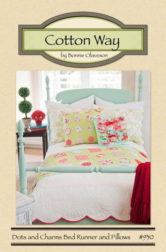 Cotton Way Dots & Charms runner & pillows pattern  