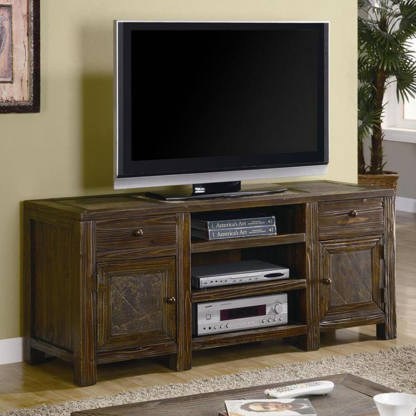 Tv Stand,Dark Brown/F 60lx19wx26h Coaster #701372  