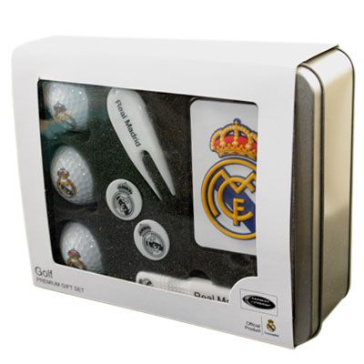 REAL MADRID FC Crest GOLF HEAD COVER Driver/Balls/Divot  