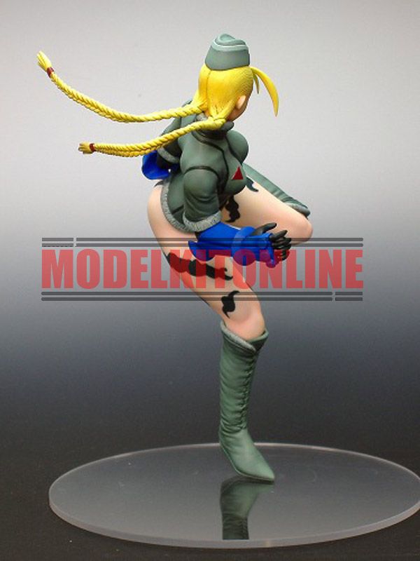 CAMMY KICK STREET FIGHTERS 1/8 UNPAINT RESIN MODEL KIT  