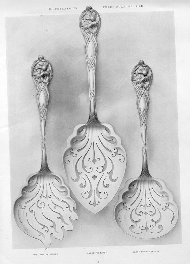 Orchid & Wild Rose Watson Sterling Silver Flatware Catalog  