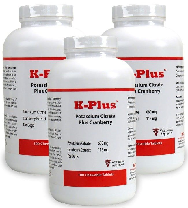 PACK K Plus Potassium Citrate Plus Cranberry (300 Tabs)  