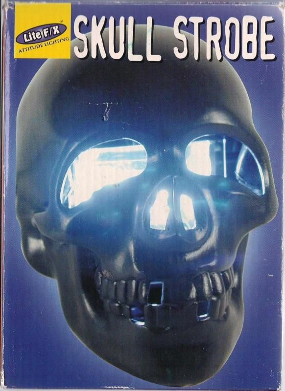   ATTITUDE LIGHTING SKULL SHAPED STROBE LIGHT 788432186614  