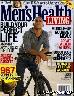 DOMINIC PURCELL mens health living WINTER 2009 Olivia Munn Drew 