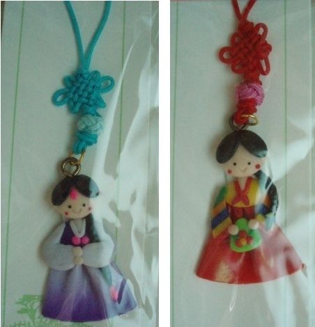 Cellphone Strap Korean Traditional Dress Hanbok Charms  