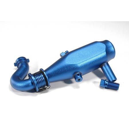 Trinity Hi Flo Traxxas Revo 2.5 & 3.3 Tuned Inline Exhaust Pipe 