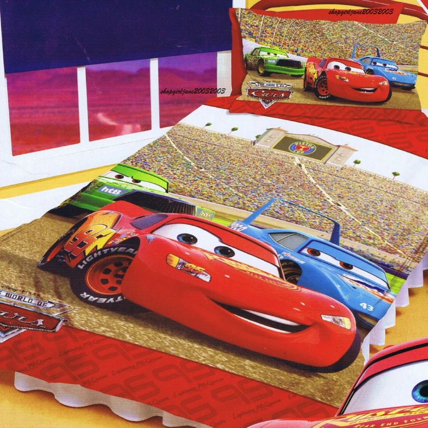   Lightning McQueen Arena Single/Twin Bed Quilt Doona Duvet Cover Set