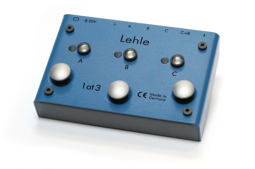 NEW LEHLE 1 AT 3 SWITCHER FOR 1 INSTRUMENTS TO 3 AMP   