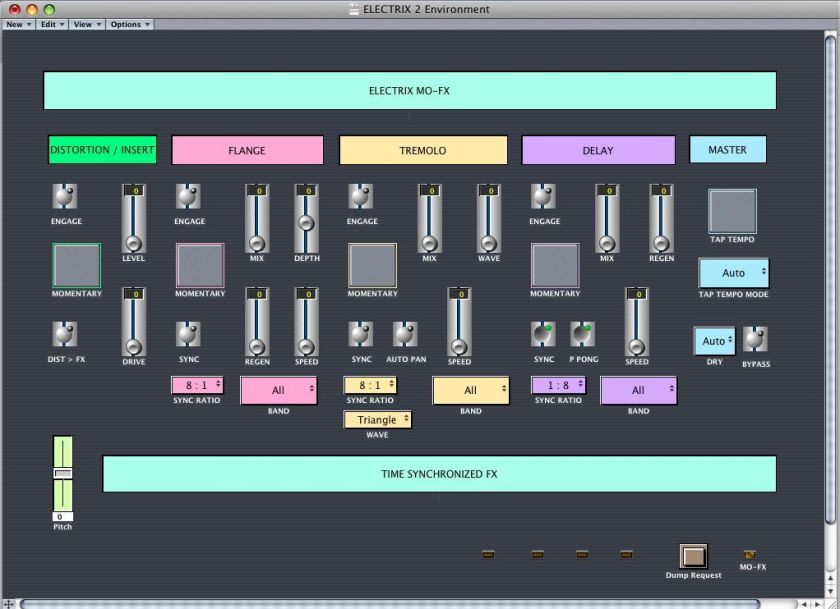 VIRTUAL editor / programmer   ELECTRIX MOFX (MO FX)   LOGIC  