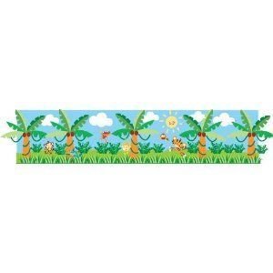 FISHER PRICE RAINFOREST ANIMALS Wallpaper Wall Border Room Decor Baby 