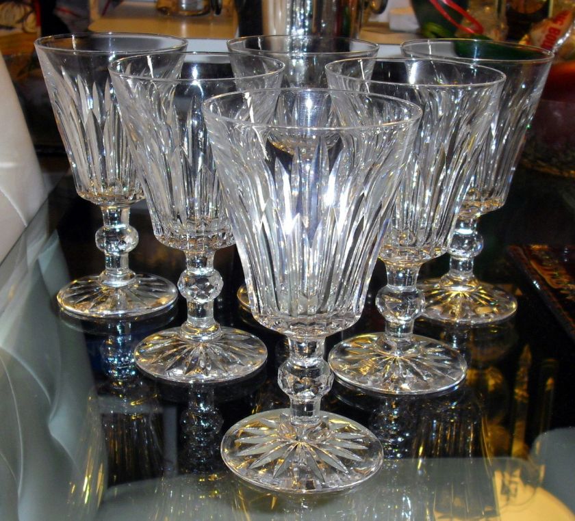 KOSTA BODA CUT CRYSTAL PYRAMID WATER GOBLET GLASS   6 Available  